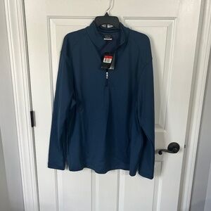 Nike golf qtr zip , large starlight blue pullover NWT